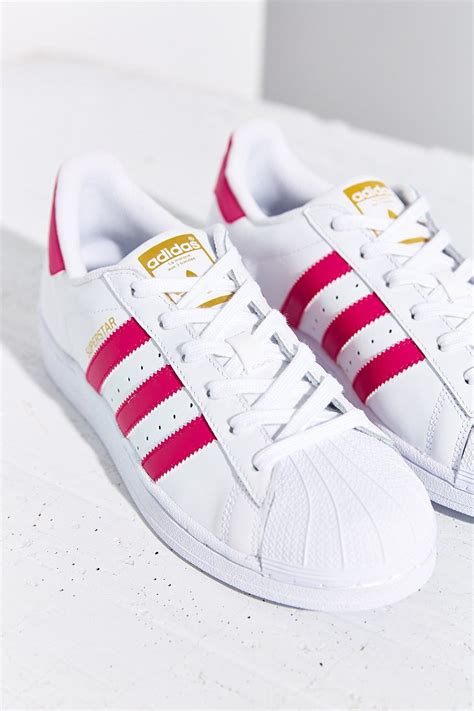 pink adidas superstar women's